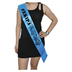 Szarfa NIEBIESKA Wieczór Panieński Ekipa Panny Młodej